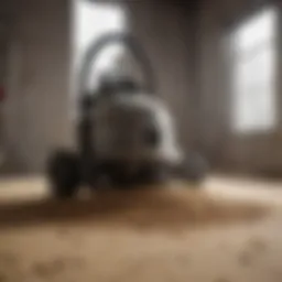 Powerful suction shop vac for sand cleanup