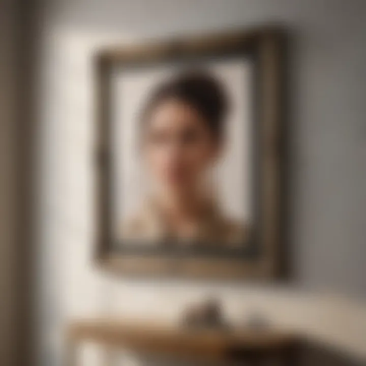 Innovative picture hanging system for plaster walls