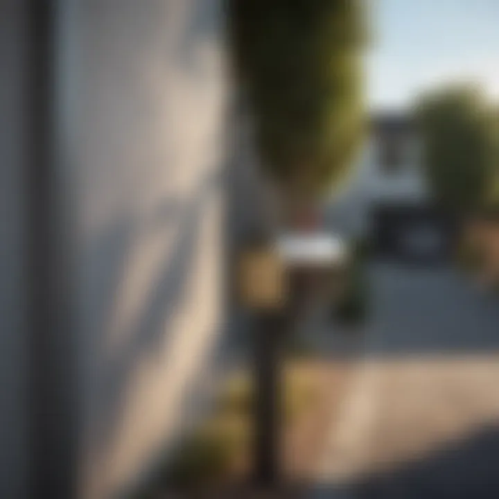 Clean Lines and Minimalist Appeal Minimalist mailbox and post set with clean lines