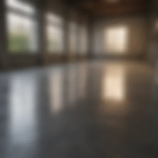 Concrete floor primer application process