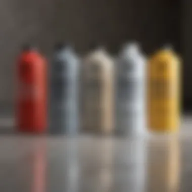 Variety of Primers Different types of floor primers for concrete