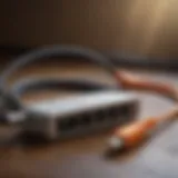 Illustration of GFCI technology in 50 ft extension cord