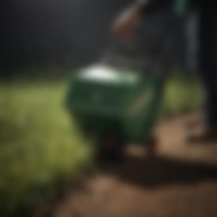 Grass Seed Spreader Calibration Process