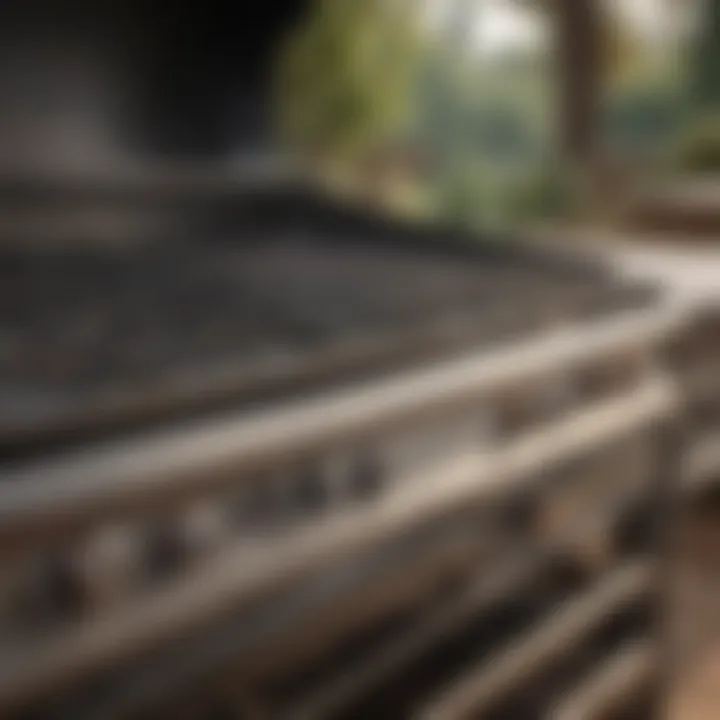 Visualization of proper application techniques of heat resistant spray paint on a grill