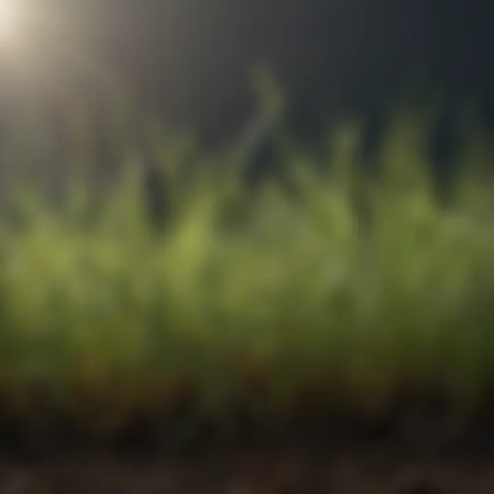 Detailed view of the characteristics of top-rated high-quality grass seed