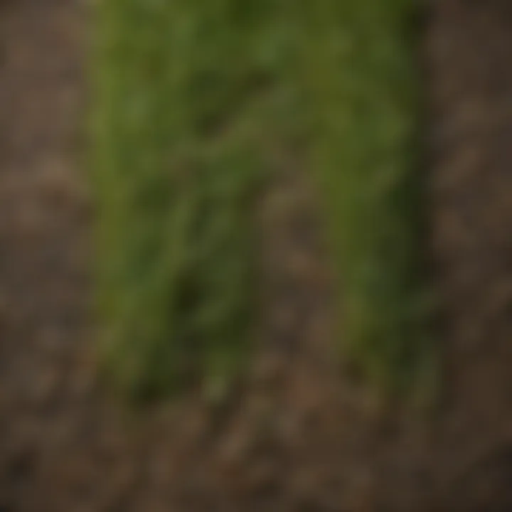 Close-up of different types of high-quality grass seeds