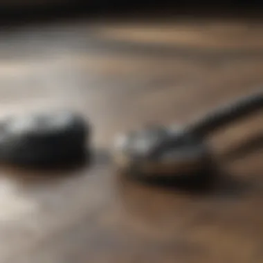 Precision Maintenance Tools Close-up of detailed floor maintenance tools