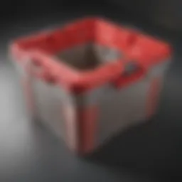 Robust Rubbermaid Tuff Tote with advanced locking system