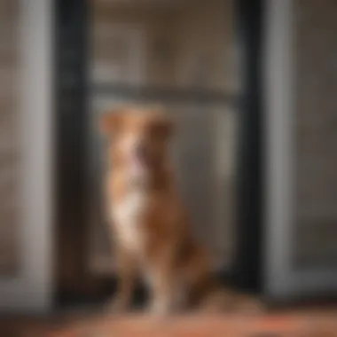 Pet-friendly screen door guard to protect your furry companions