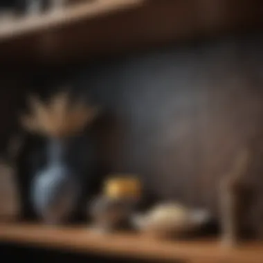 DIY project with self-sticking shelf liner