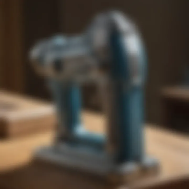 Precise staple gun technique on trim