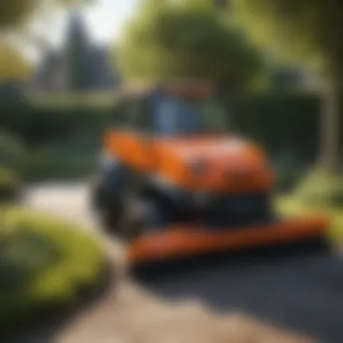 Simplified Upkeep Easy Maintenance Garden Sweeper