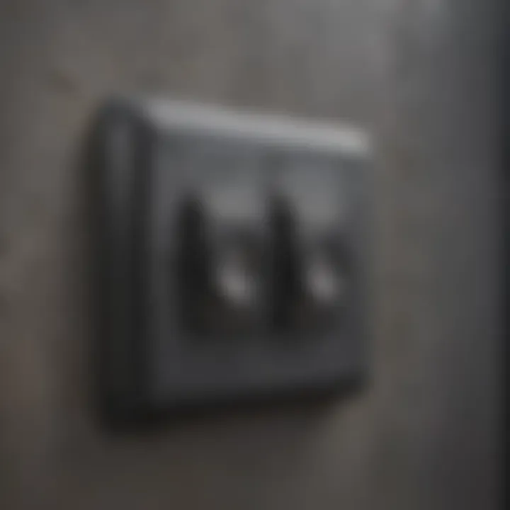 Close-up of Weatherproof Switch Box Features