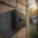 Weatherproof Switch Box in Outdoor Setting