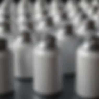High-Quality Spray Paint Cans Close-up of white spray paint cans for aluminum materials