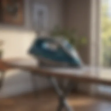 Sleek Design for Effortless Ironing Modern Iron Board with Sleek Design