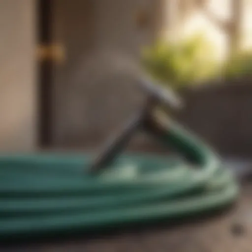 100 ft Garden Hose Uncoiling