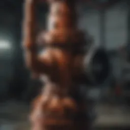 Detailed diagram of ABS sewer pump components