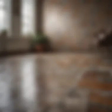 Aesthetic Appeal of Peel and Stick Tiles Finished peel and stick tile floor showcasing aesthetics