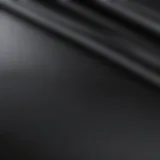 Detailed Texture of Black Vinyl Plastic Sheets Close-up view of black vinyl plastic sheet texture