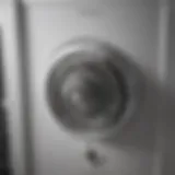 Detailed view of a Delta toilet flapper mechanism