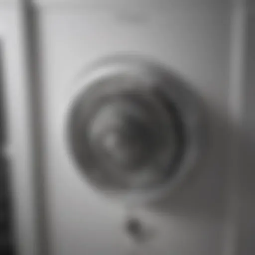 Detailed view of a Delta toilet flapper mechanism