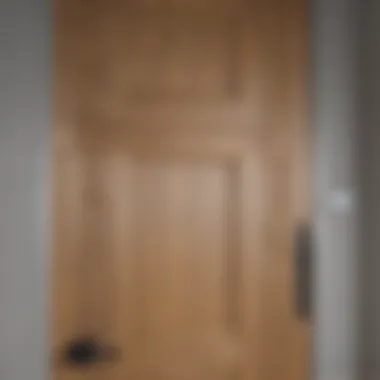 Step-by-step installation guide of door casing with tools