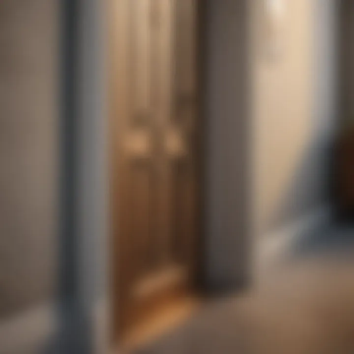 An illustration highlighting various types of door sills in a residential setting.