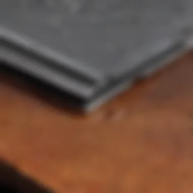 Various materials used for drip edges displayed side by side for comparison