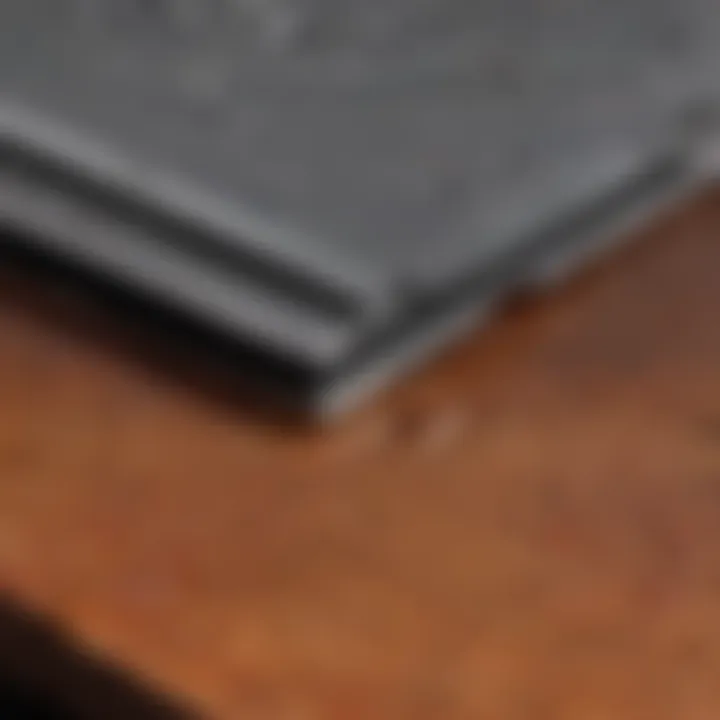 Various materials used for drip edges displayed side by side for comparison