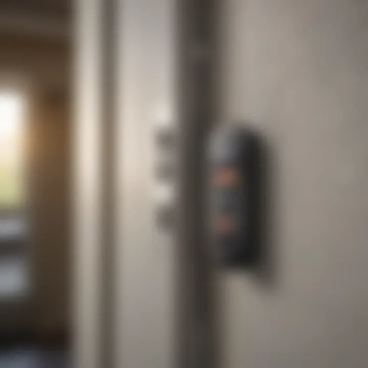 Installation of Dual Garage Door Opener Remotes Illustration of the installation process for dual garage door opener remotes.