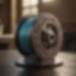 Close-up of a high-quality edger spool showcasing its intricate design