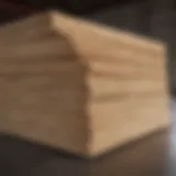 High-quality exterior plywood sheets stacked in a warehouse