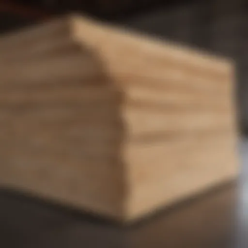 High-quality exterior plywood sheets stacked in a warehouse
