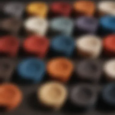 Variety of Felt Bumpers Assorted types of felt bumpers displayed on a surface