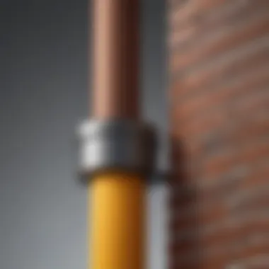 Application of High Temperature Chimney Tape Illustration of chimney tape applied around a chimney pipe.