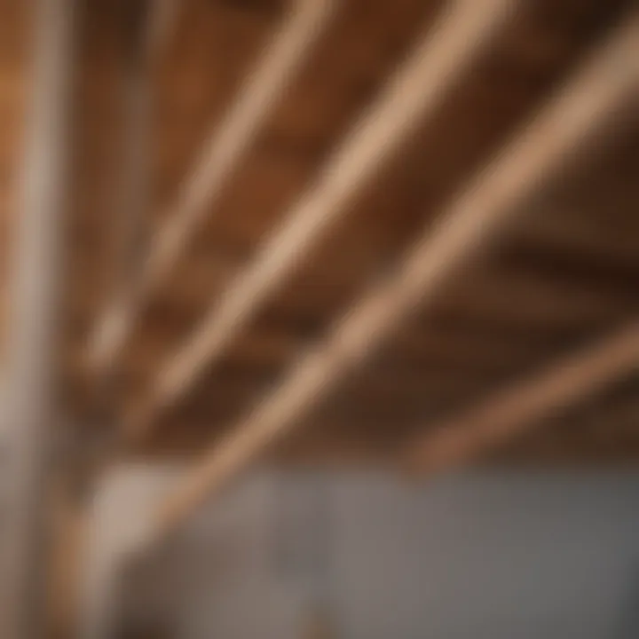 Illustration showing proper installation of joist hanging nails