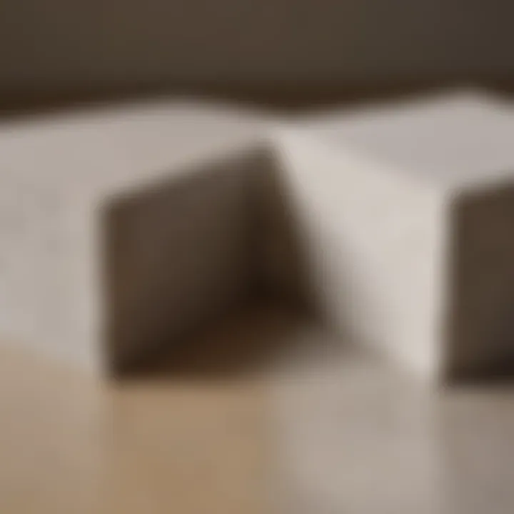 A side-by-side comparison of painted surfaces before and after using Kilz primer