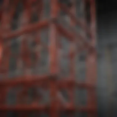 Structural Integrity of Metaltech Scaffold Components Detailed view of Metaltech scaffold components showcasing structural integrity.