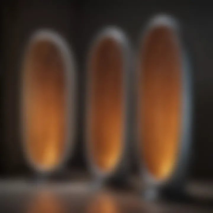 Comparison of efficiency ratings in parabolic heaters