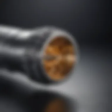 Design Features of Pipe Burring Reamers Detailed design of a pipe burring reamer highlighting its cutting edges.
