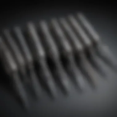 Types of Burring Reamers Available Comparison chart showcasing different types of burring reamers.