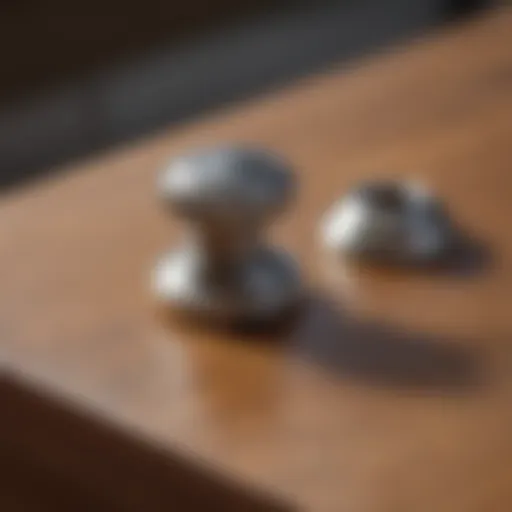 Different types of screw-in furniture glides