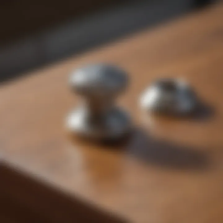 Different types of screw-in furniture glides