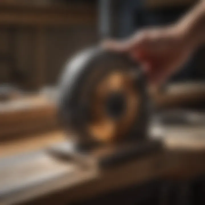Demonstration of accurate cutting with a rip guide