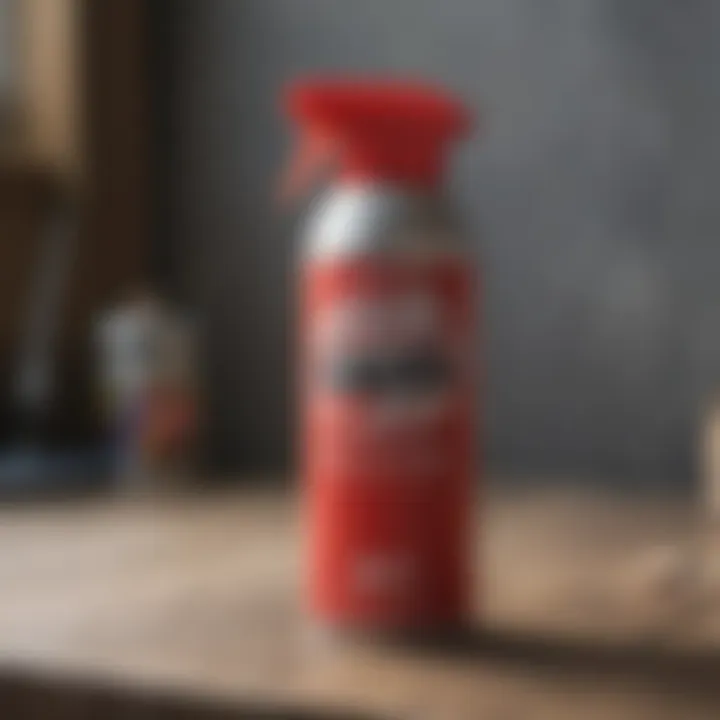 Graphs depicting market trends related to spray paint consumption