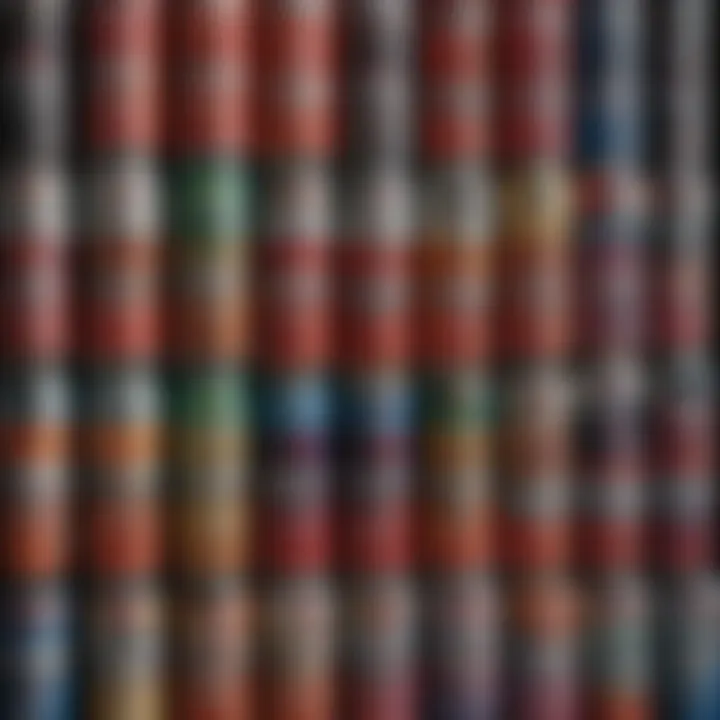 A chart illustrating price variations of Krylon spray paint across different regions