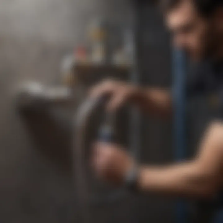 Installation of a dual hose bib on a plumbing setup