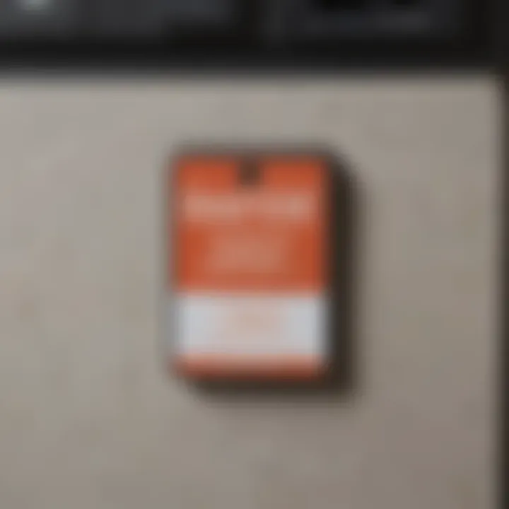 Safety standards label on an appliance cord