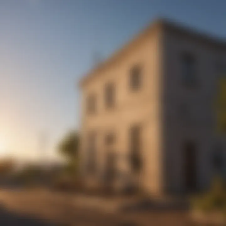 Best Practices for Antenna Pole Positioning A diagram illustrating the best practices for positioning a TV antenna pole.